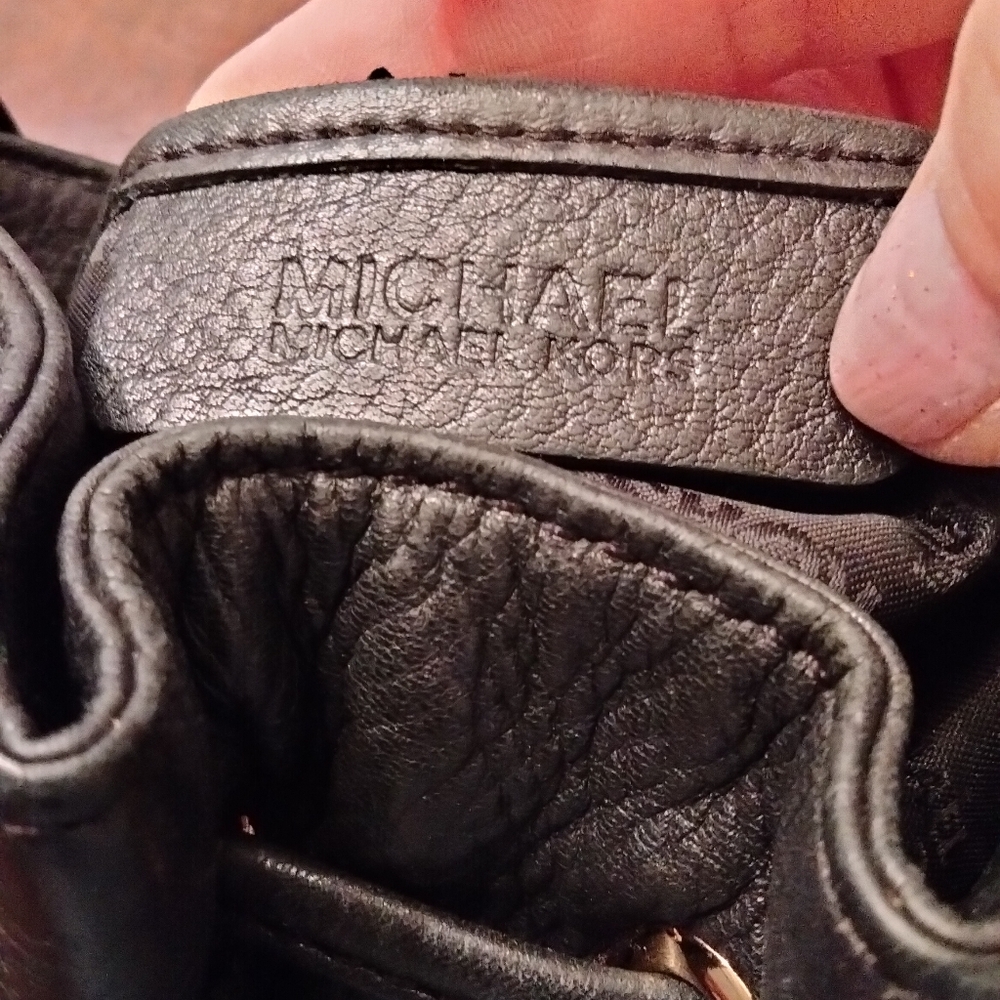 Michael Kors Black Leather Handbag